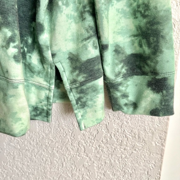 Ideology Green Tie-dye Camo Wash Long Sleeve Crewneck Sweatshirt Size XL - Picture 4 of 6